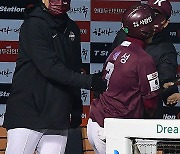 홍원기 감독 '김혜성, 선취점 좋았어' [MK포토]