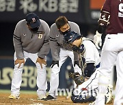 [MD포토] 박세혁 '시간이 필요해'