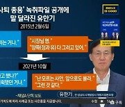 '사퇴 종용' 의혹 유한기..6년 만에 "황무성 만나자"