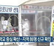 충남서 학교 중심 확산..대전·세종·충남 86명 신규 확진