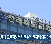 전북교육청, 교육지원청 직원 수억 원 횡령 의혹 감사