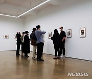 영국 톰 안홀트 작가 개인전 '낙화' 기자간담회