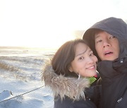 윤승아♥김무열, 아침 햇살처럼 빛나는 비주얼 부부..아이슬란드에서도 애정 뿜뿜