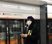 장근석, 지하철 탑승한 아시아 프린스 "바쁘다 바빠, 현대사회"