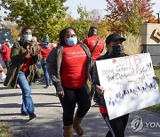 Protest against United Healthcare Headquarters and PBM location, Optum Rx