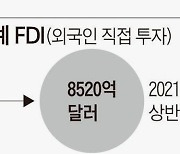 외국인 직접투자 증가율 80% 육박.. 대부분 선진국에 치중