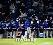 [MD포토] 삼성 '이제 한점차'