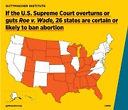 美 낙태 권리 48년만에 뒤집어지나..26개주에서 '낙태 금지' 빨간불