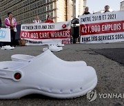 BELGIUM PROTEST GLOBAL DAY ACTION CARE