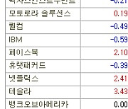 [표]미국 주요기업 주가(10/29)