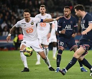 '디 마리아 결슬골' PSG, 릴에 2-1 역전승..무득점 메시, 후반 교체