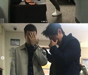 박해수, '키마이라' 수현X이희준과 귀여운 매력 폭발 "첫 방송"[똑똑SNS]