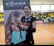 이다영, 그리스리그 3R MVP 수상..'10득점' 이재영은 팀 3연승 견인