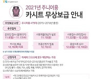 교통안전공단, 어린이 카시트 무상지원