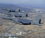 F-15K·KF-16 등 200대 참가, 한·미 연합공중훈련 실시