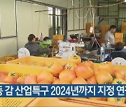 영동 감 산업특구 2024년까지 지정 연장