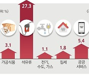 생활물가 10년 만에 최고지, 전셋값 또 뛰지.. 허리 휘는 서민