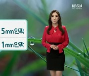 [날씨] 충남 곳곳 내일 새벽까지 비..미세먼지 '나쁨'