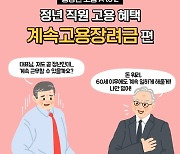 [중장년 고용 A to Z] 계속고용장려금 편