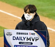 최원준,'준PO 1차전, 데일리 MVP' [사진]