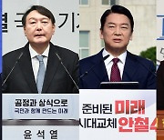 20대 대선 출사표 던진 이재명·윤석열·안철수·심상정