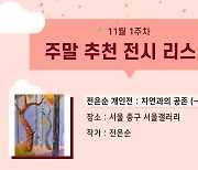 [전시] 서울갤러리 추천 11월 첫번째 주말 전시