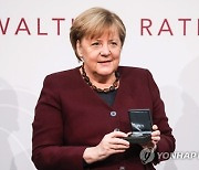 GERMANY GOVERNMENT PEOPLE MERKEL HARNACK MEDAL