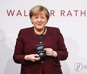 GERMANY GOVERNMENT PEOPLE MERKEL HARNACK MEDAL