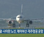 김해~괌·사이판 노선, 에어부산·제주항공 운항