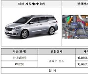 화재 발생 가능성..기아 카니발·K7 13만3천대 리콜