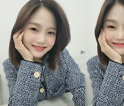 오마이걸 효정, 설렘 가득 윙크..상큼 꽃미소 [리포트:컷]