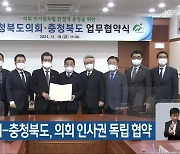 충청북도의회-충청북도, 의회 인사권 독립 협약