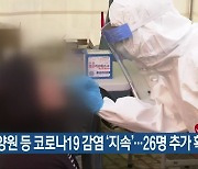 전북, 요양원 등 코로나19 감염 '지속'..26명 추가 확진