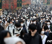 수시 논술시험 마치고 퇴실하는 수험생들