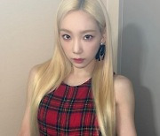 태연, 눈부신 금발머리..동화 속 요정 비주얼 [리포트:컷]