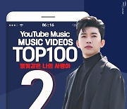 임영웅, '별나사', 유튜브 뮤직 주간 인기 뮤비 차트 TOP2 등극..남성 솔로 원탑