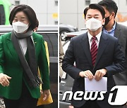 언론사 주최 행사서 다시 만난 李·尹..10분씩 '국가정책' 발표