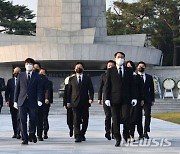 국힘, YS 추모.."정치철학으로 반드시 정권교체 성공"