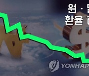 코스피 상승 영향 원/달러 환율 하락..1,185.1원 마감