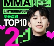 임영웅, 멜론 MMA TOP10 투표 부문 TOP2 등극..역시 대세