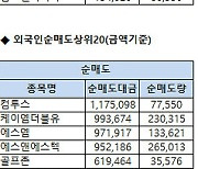 [표]코스닥 기관/외국인 매매동향(11/24 3시30분)