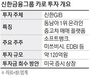 [단독] 신한GIB, 손정의가 찜한 동남아 '카로'에 1000만달러 투자