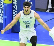 '서브에이스 7개' 삼성화재 러셀, 친정팀 한국전력에 비수