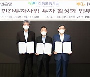 신보, KB국민은행·KB증권과 ESG 민간투자 활성화위해 '맞손'