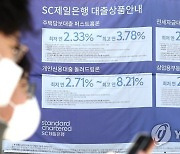 주택담보대출 금리 3.26%, 신용대출 금리도 4.62%로 상승