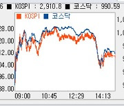 [코스피 마감]오미크론 경계감에 하락..'2900선' 턱걸이