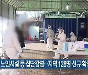 교회·노인시설 등 집단감염..대전·세종·충남 128명 신규 확진