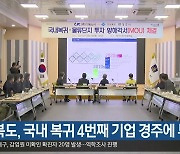 경북도, 국내 복귀 4번째 기업 경주에 투자
