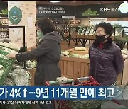 울산 11월 소비자물가 4%↑..9년 11개월 만에 최고