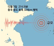 서해 먼 해역에서 규모 4.5 지진..전북과 전남, 제주에서 약한 진동 신고